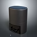 Black Cylindrical Computer Power Adapter With Plug Design For Laptop Charging