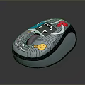Colorful Cartoon Animal Themed Computer Mouse With Playful Patterns And Design