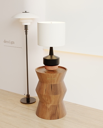 Table lamp table lamp side 3d model