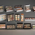 Commercial Display Refrigerators And Freezers With Various Modern Styles For Food Storage