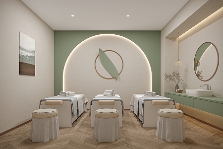 Modern SPA Beauty Salon Room 3d model