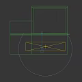 Scan Room Themed Wall Hanging With Minimalist Line Art Figure Pointing At Whiteboard