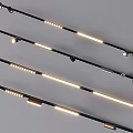LED Track Ceiling Spotlights Modern Design Adjustable Indoor Lighting Fixtures