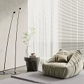 Modern Lazy Sofa 3d model