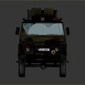 Bulletproof Car Armed Jeep Armed Car Armed Bulletproof Car Military Jeep Off-road Jeep Humvee 3d model