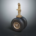 Heavy Duty Dual Tires With Metal Bracket And Wheel Hub Structure Design