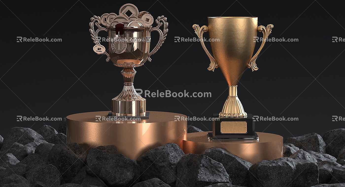 Trophy Champions Cup 3d model