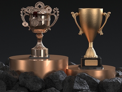 Trophy Champions Cup 3d model