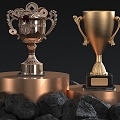 Trophy Champions Cup 3d model