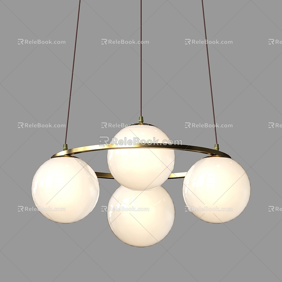 Simple Spherical Chandelier Light Luxury Chandelier Colorful Glass Chandelier Decorative Chandelier Living Room Chandelier Dining Room Chandelier model