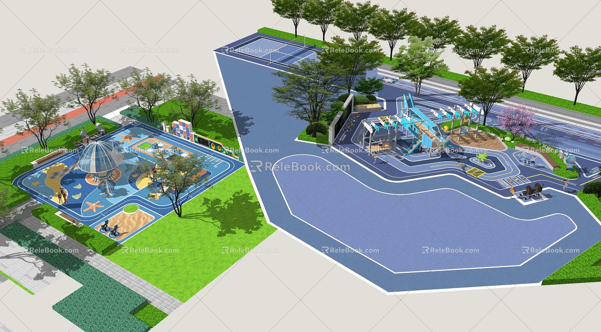 Modern Amusement Facilities Children's Amusement Facilities Activity Site model