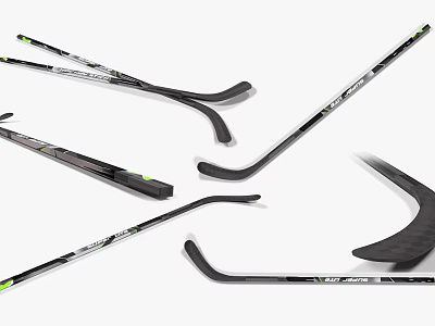 High Quality Kids Hockey Sticks Playground Equipment For Outdoor Activities 3d model