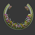 Floral Decorations for Events Including Arch Wreath Cart and Swing Designs