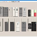 Modern Refrigerators and Freezers with Diverse Styles Sizes and Color Options