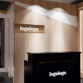 Modern Fashion Store Interior Design With Mannequin Display Racks Clothing And Logo