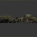Vintage Military Vehicle Models Including Truck Tank Jeep And Motorcycle With Soldier Figure