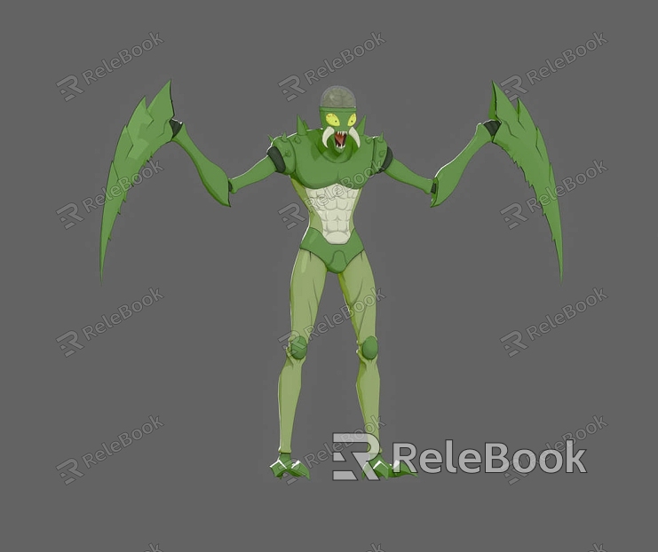 Cartoon Monster Cartoon Animation Movie Game Anime Monster Mantis model