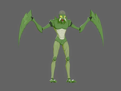 Cartoon Monster Cartoon Animation Movie Game Anime Monster Mantis 3d model