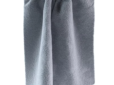 Soft Gray Towel Super Absorbent Quick Drying High Quality For Bathroom Use 3d model