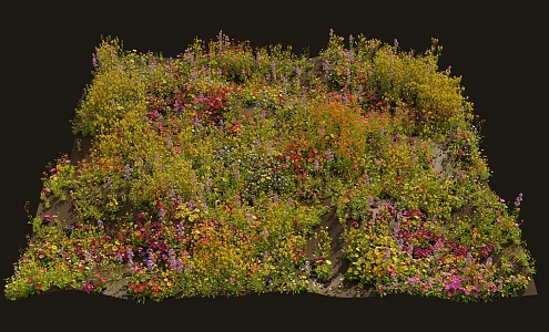 Shrub Preset Flowers and Plants Shrub Plant Landscape 3d model