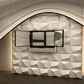 Kohler Modern Exhibition Booth Design With Curved White Structure Circular Decor And Green Plants