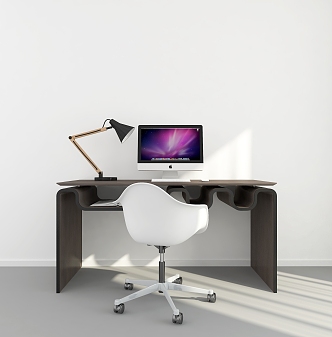 Modern Desk Chair Desk 3d model