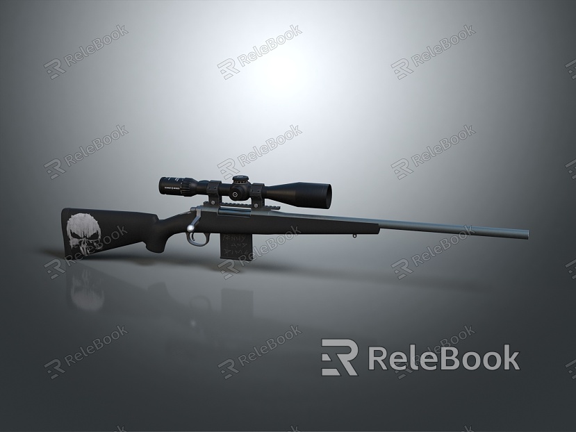 Sniper Rifle Sniper Rifle Sight Modern Weapons Hot Weapons Hot Weapons Firearms model