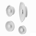 Modern Gold And Black Wall Lamps With Wave Design And Metal Finish Set Of Four