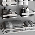 Washing Supplies Modern Bath Supplies 3d model