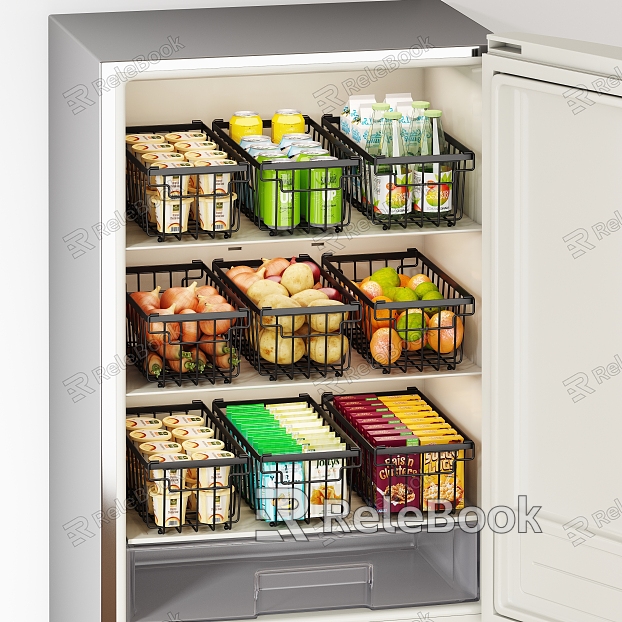 Refrigerator extraction basket model