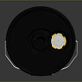 Yellow Paint Bucket Mockup With Black Lid White Handle For Design Projects