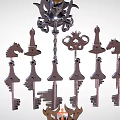 Modern Key 3d model