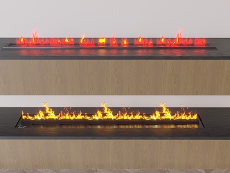 Modern Electronic Fireplace Flame Fireplace Electronic Flame Decorative Fireplace 3d model