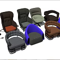 Single sofa combination 3d model