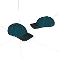 Duckbill cap 3d model