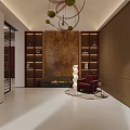 Modern Living Room Interior Design With Light Colored Sofa Round Coffee Table And Recessed Lighting