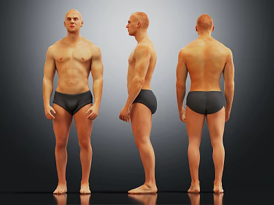 modern man male mannequin 3d model