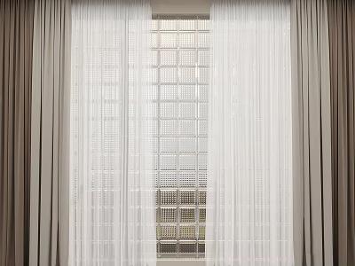 Modern Curtains 3d model