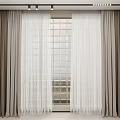 Modern Curtains 3d model