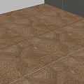 Geometric Pattern Wooden Flooring Design Featuring Brown Wood Grain And Modern Style