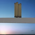 Modern High Rise Residential Building With Light Exterior And Multiple Windows