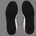 White Gray Black High Top Sports Sneakers with Modern Lace Up Design and Style