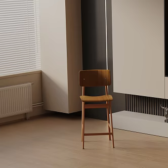 Modern Bar Chair 3d model