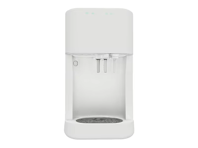 Modern White Water Dispenser With Two Outlets And Compact Base Design 3d model