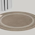 Round carpet 3d model