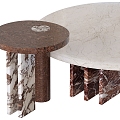 Modern Coffee Table Marble Coffee Table Coffee Table 3d model