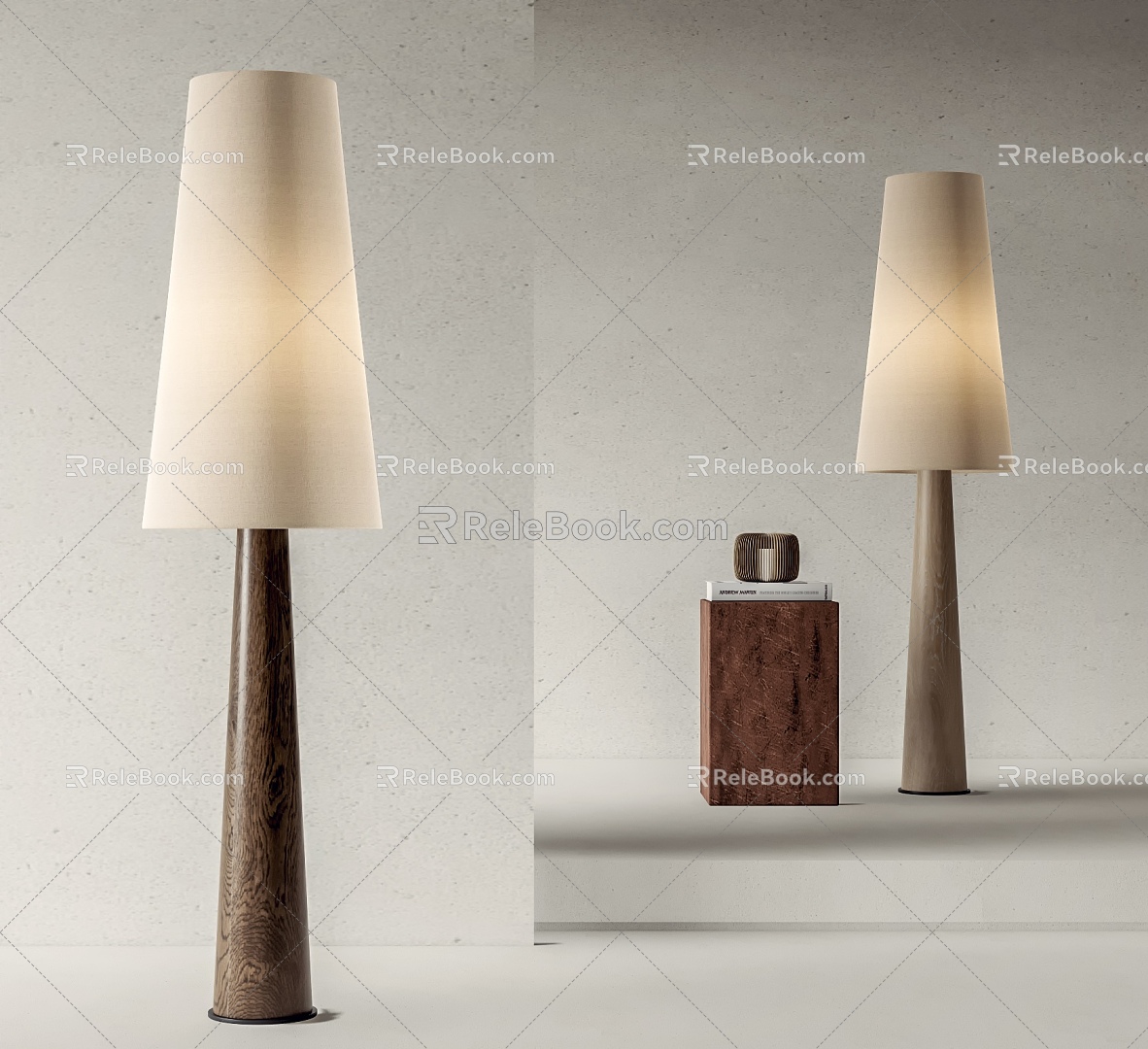 Modern floor lamp 3d model