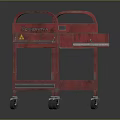 Tool Box Iron Box Multi-layer Tool Box Iron Box Iron Trunk Box Luggage Leather Box 3d model