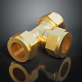 High Quality Brass Tee Pipe Fitting Hardware Tool For Plumbing Applications
