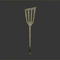 Household Kitchen Spatula Stainless Steel Long Handle Cooking Tool For Daily Use